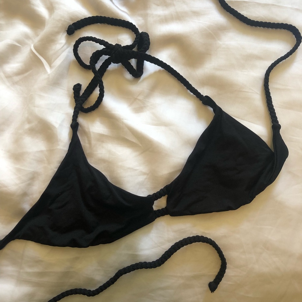 Black Frankie’s Bikinis Top